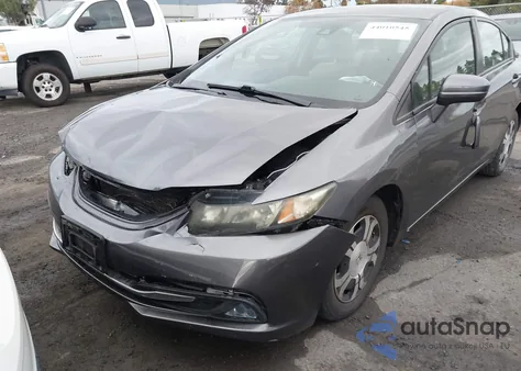 2014 Honda Civic Hybrid from USA, damaged, VIN 19XFB4F24EE201757
